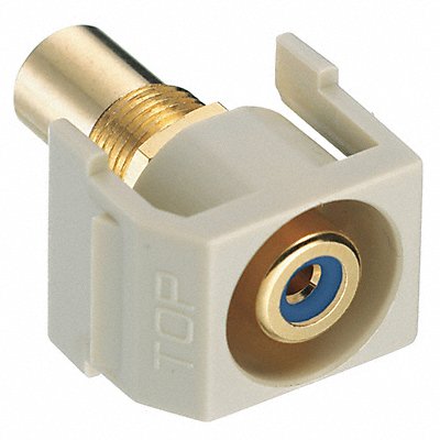 HUBBELL PREMISE WIRING SFRCBREI Connector RCA Duplex Ivory