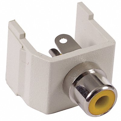 HUBBELL PREMISE WIRING SFRCY Connector RCA Duplex White