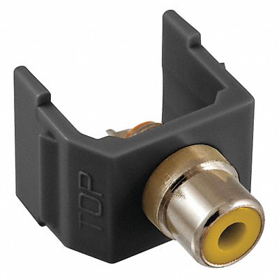 HUBBELL PREMISE WIRING SFRCYBK Connector RCA Duplex Black