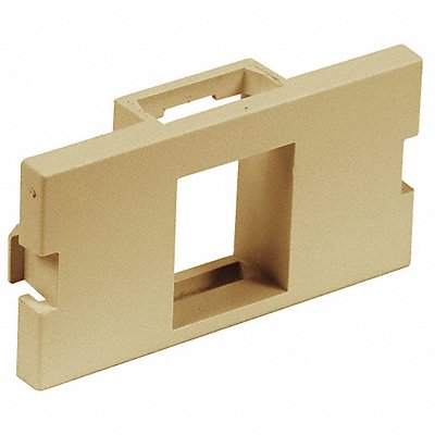 HUBBELL PREMISE WIRING IM1K1EI IStation Module 1 Port Ivory UNLD