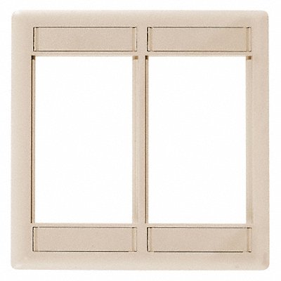 HUBBELL PREMISE WIRING IMF2AL IStation Plate Almond 6U