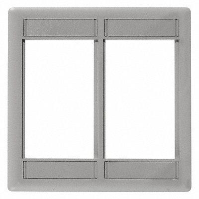 HUBBELL PREMISE WIRING IMF2GY IStation Plate Grey 6U