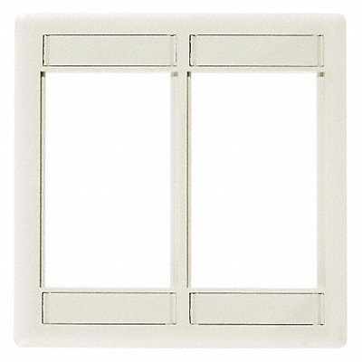 HUBBELL PREMISE WIRING IMF2OW IStation Plate Office White 6U