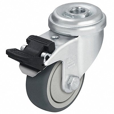 GRAINGER LRATPA50KFFI Bolt-Hole Caster 2 dia Swivel Rubber