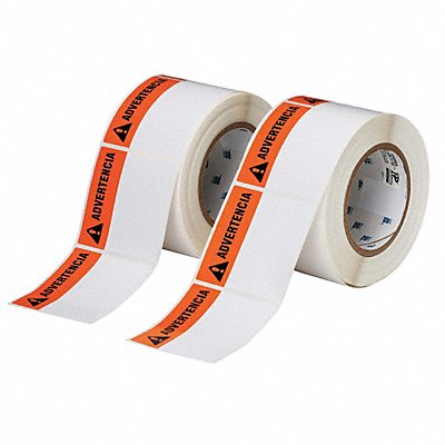 BRADY THTEL1844831AV Thermal Transfer Label Poly 3x3
