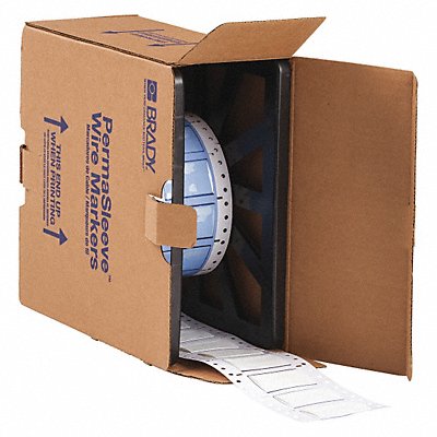 BRADY PS7502WT Wire Marking Sleeves White 2 In W