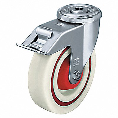 GRAINGER LERPOW125KFFI General Purpose Bolt-Hole Castor 4-7/8