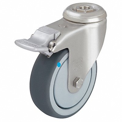 GRAINGER LKRXATPA101KFDFI Corrosion-Resistant Bolt-Hole Castor