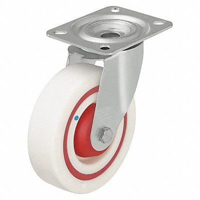 GRAINGER LEPOW125KF Standard Plate Castor Swivel 330 lb.