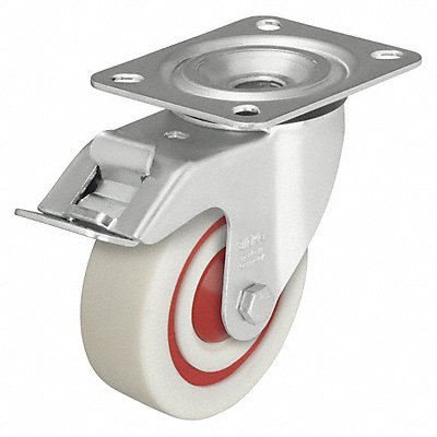 GRAINGER LEPOW125KFFI Standard Plate Castor Swivel 330 lb.