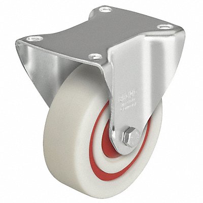 GRAINGER BPOW125KF Standard Plate Castor Rigid 330 lb.