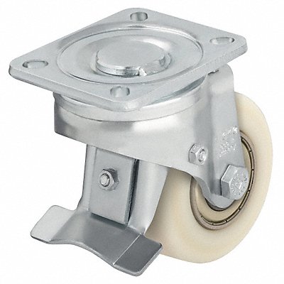 GRAINGER LHGSPO80KST Standard Plate Castor Swivel 1540 lb.