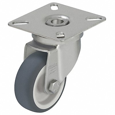 GRAINGER LPXATPA75G Standard Plate Castor Swivel 165 lb.