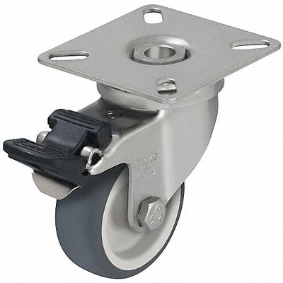 GRAINGER LPXATPA50GFI Standard Plate Castor Swivel 110 lb.