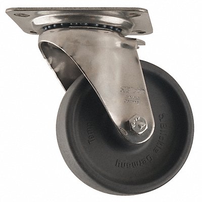 GRAINGER LIXPOHI100G Standard Plate Castor Swivel 330 lb.