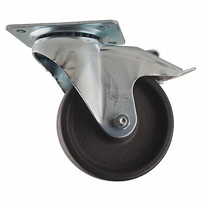 GRAINGER LIPOHI150GFI Standard Plate Castor Swivel 770 lb.