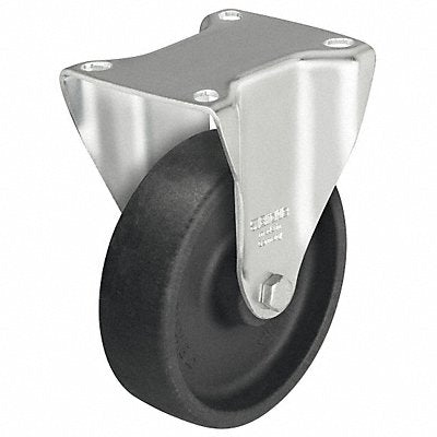 GRAINGER BKPOHI125G1 Standard Plate Castor Rigid 660 lb.