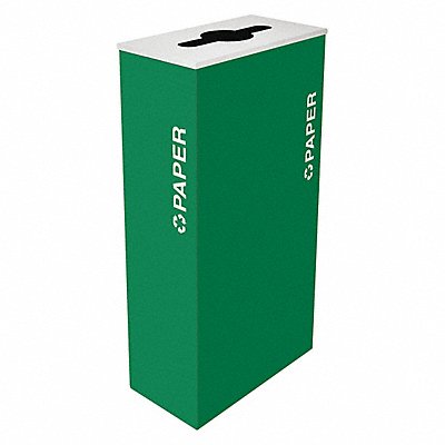 TOUGH GUY 22N288 Recycling Container Green 17 gal.