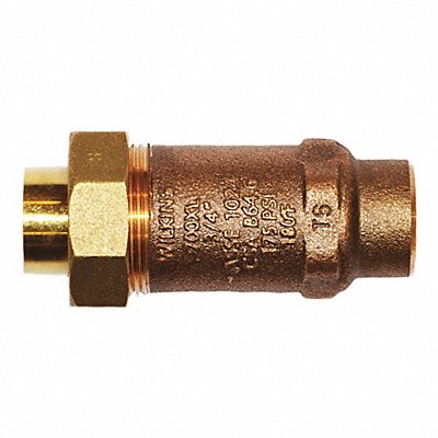 WILKINS 34UFX34F700XL Dual Check Valve Bronze 3/4 FNPT