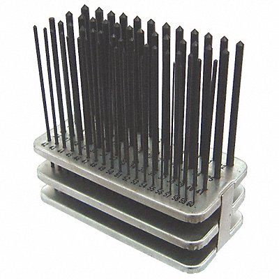 WESTWARD 22N851 Transfer Punch Set #1 to #60 60 Pc
