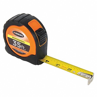 KESON PGPRO1835V Tape Measure 1 In x 35 ft Orange/Black