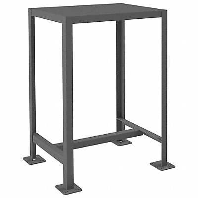 DURHAM MFG MT1824362K195 Fixed Work Table Steel 24 W 18 D