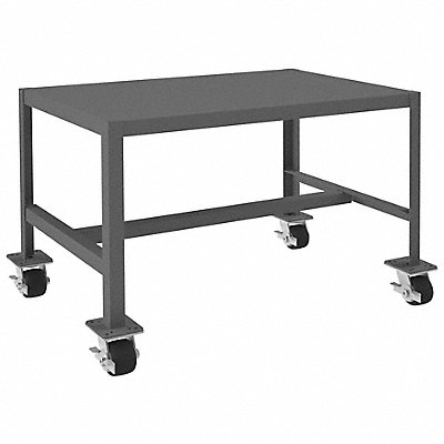 DURHAM MFG MTM2436242K195 Mobile Machine Table 24x36x24 2000 lb.