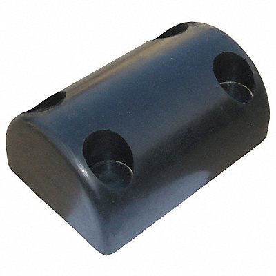 GRAINGER 22NT81 Dock/Body Bumper 8x3-1/2x5-1/2 In Rubber