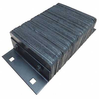 GRAINGER 22NT83 Dock Bumper 20x4-1/2x10 in Rubber