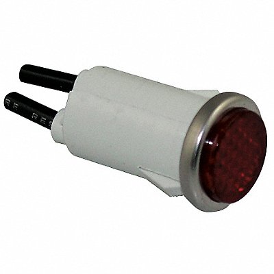DAYTON 22NY44 Flush Panel Light Red 24 V AC/DC
