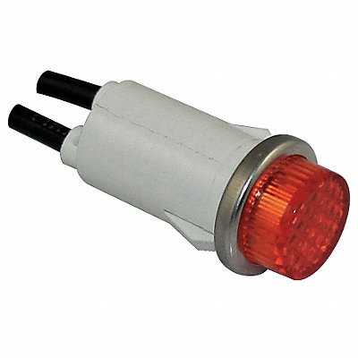 DAYTON 22NY53 Raised Panel Light Amber 120 V AC/DC