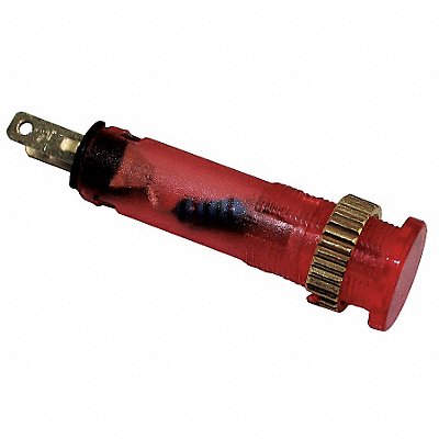 DAYTON 22NY75 Flush Panel Light Red 24 V AC/DC