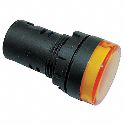 DAYTON 22NZ03 Raised Panel Light Amber 24 V AC/DC
