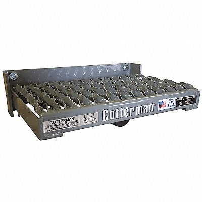 COTTERMAN FUS100A3C1P1 Manual Fold-Up Step 15 in L 4 in H