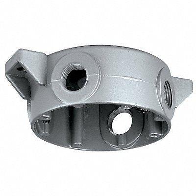 HUBBELL KILLARK VBC2 HazCeilingMount 5 1/2 L 3 W 5 1/4 H Grey