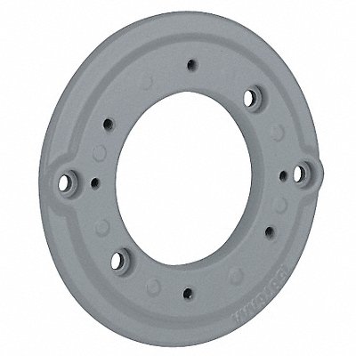 HUBBELL KILLARK VBA HazAdaptorPlate 5 1/2 L 3 W 5 1/4 H Grey