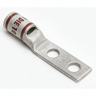 BURNDY YAV2CL2NT14FX Two Hole Lug Compression Connector STD Brown 10