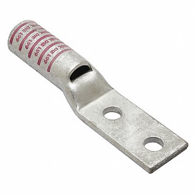 BURNDY YAZ382NNTFX Two Hole Lug Compression Connector Long Pink L99