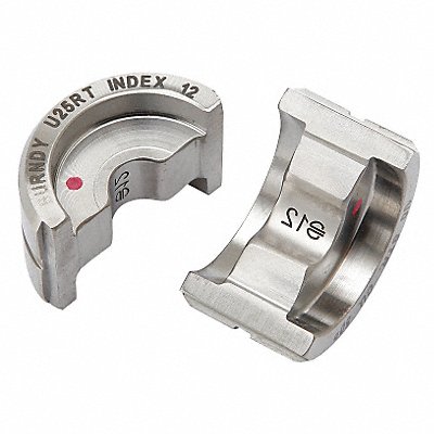 BURNDY U25RT Crimping Die U Style 12 tons 1/0 AWG