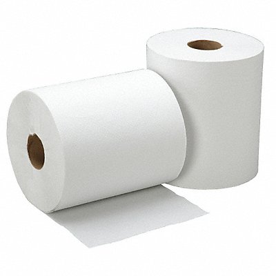 22P478 ABILITY ONE 8540020000000 Paper Towel Roll Continuous White PK12