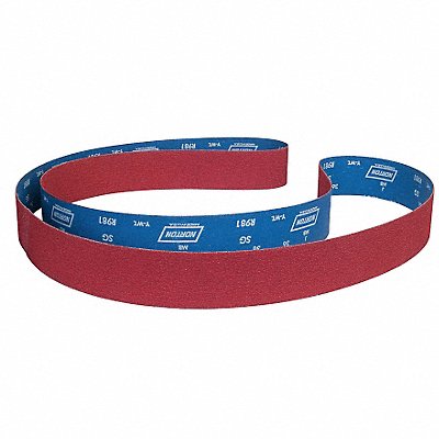NORTON 78072718702 Sanding Belt 12 in L 1/2 in W 80 G