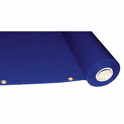 GRAINGER 22RN55 J4044 Welding Curtain Roll 5 ft H 75 ft W Blue