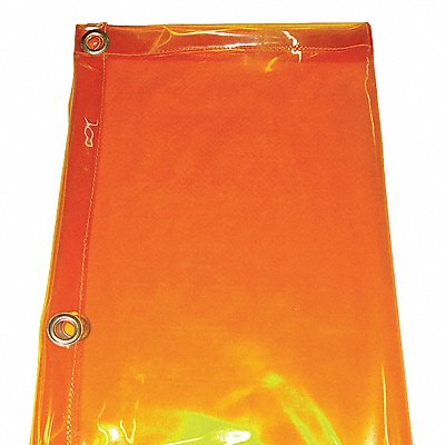 GRAINGER 22RN57 J4039 Welding Curtain 6 ft H 6 ft W Yellow