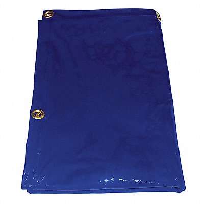 GRAINGER 22RN65 Welding Curtain 4 ft H 6 ft W Blue