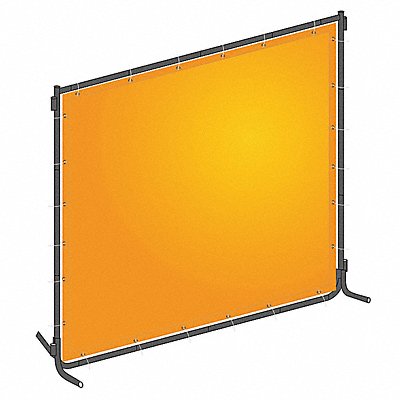 GRAINGER 22RN68 J4041 Welding Screen 4 ft H 6 ft W Yellow