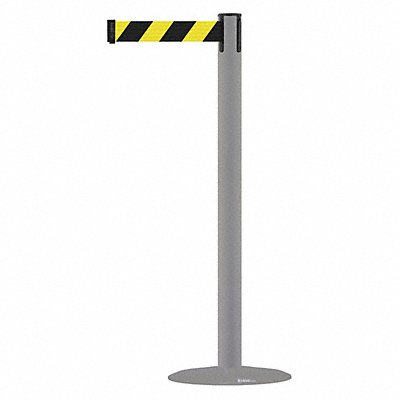 TENSABARRIER MARINEPOST36MAXNOD4XC Barrier Post with Belt 38 in H 13 ft L