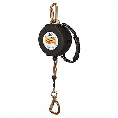 CONDOR 22RT98 Self Retracting Lifeline 20 ft L 1Leg