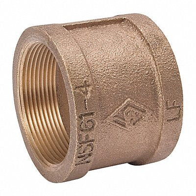 GRAINGER 22UL23 Coupling Brass 1/8 in Pipe Size FNPT