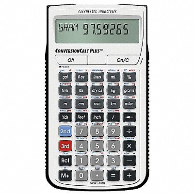 CALCULATED INDUSTRIES 8030 Conversion Calculator Plus Portable LCD