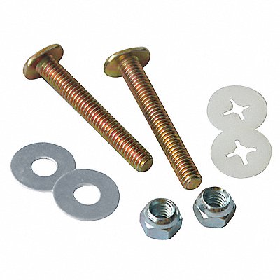 GRAINGER 22UR79 Toilet Flange Bolt Set Universal Fit